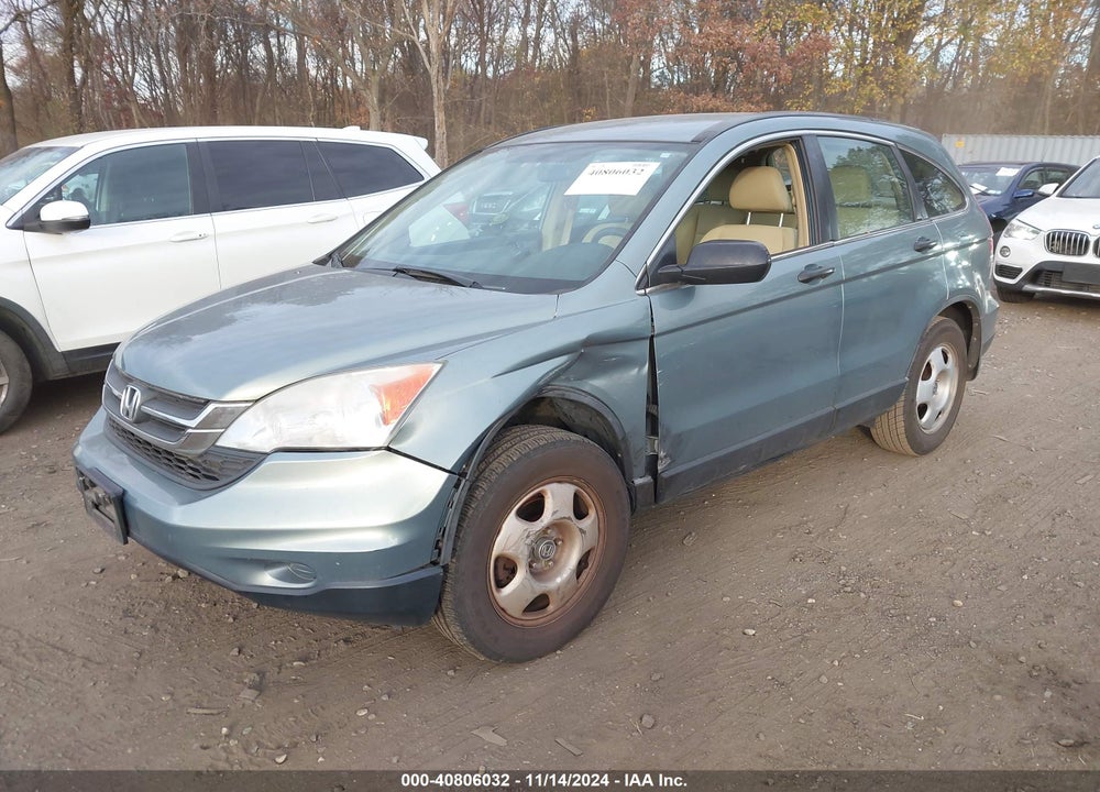 2010 HONDA CR-V LX VIN: 5J6RE4H31AL049619