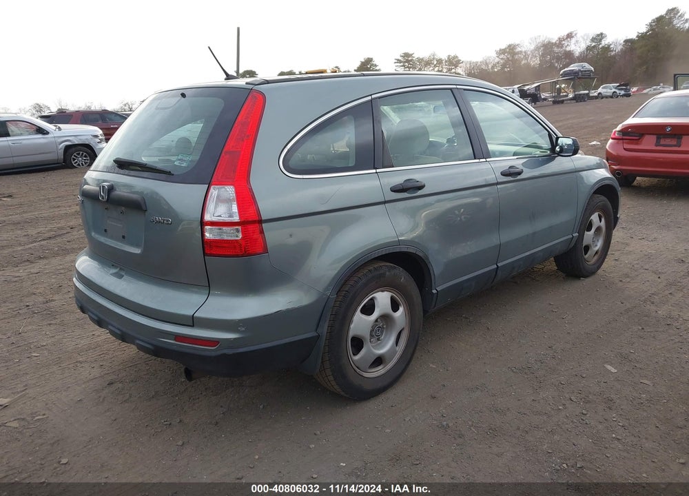 2010 HONDA CR-V LX VIN: 5J6RE4H31AL049619