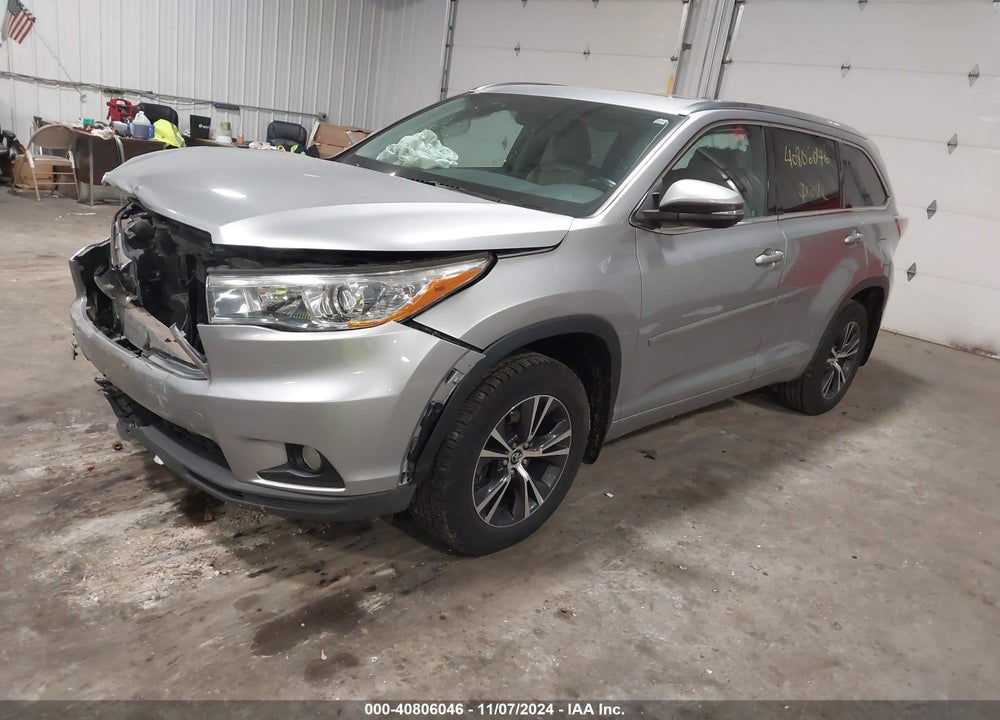 2016 TOYOTA HIGHLANDER XLE V6 VIN: 5TDJKRFH5GS287634