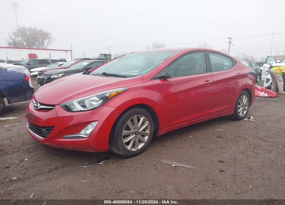 2016 HYUNDAI ELANTRA SE VIN: KMHDH4AE1GU501862