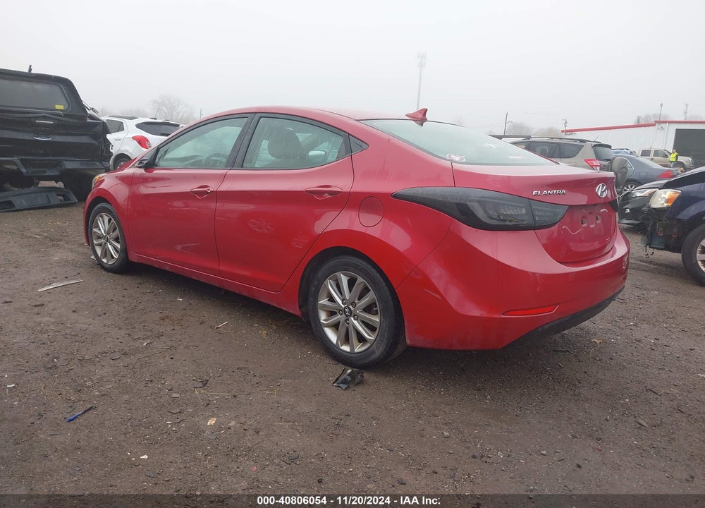2016 HYUNDAI ELANTRA SE VIN: KMHDH4AE1GU501862