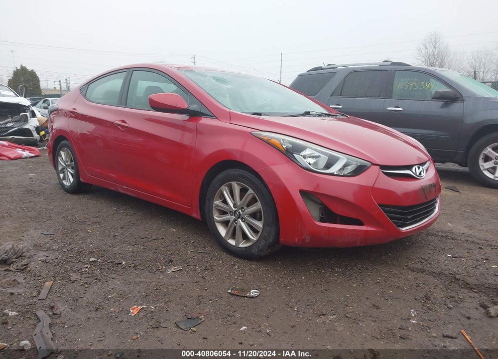 2016 HYUNDAI ELANTRA SE VIN: KMHDH4AE1GU501862