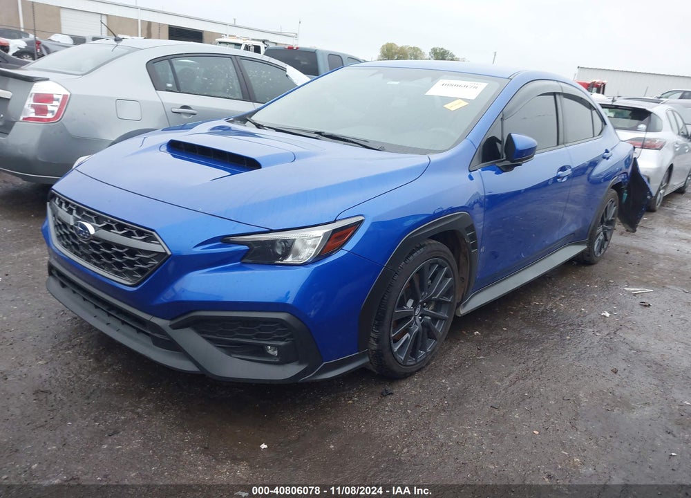 2022 SUBARU WRX PREMIUM VIN: JF1VBAH61N8014728