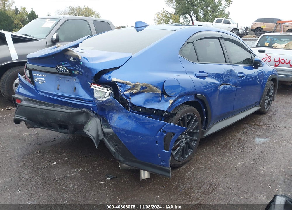 2022 SUBARU WRX PREMIUM VIN: JF1VBAH61N8014728