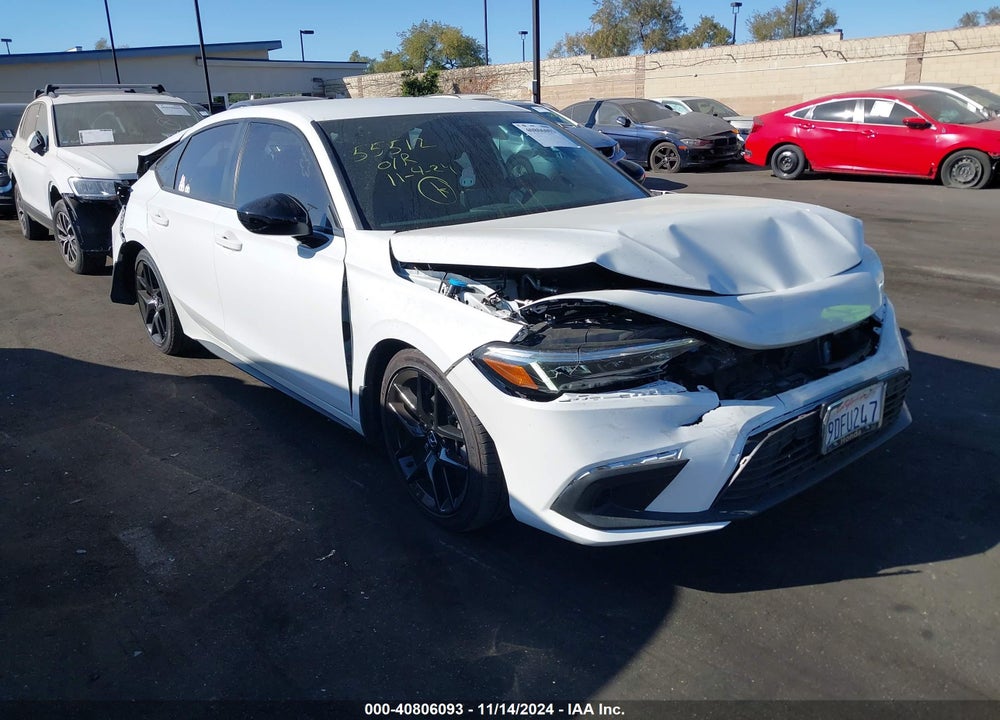 2022 HONDA CIVIC SPORT VIN: 19XFL2H81NE022899