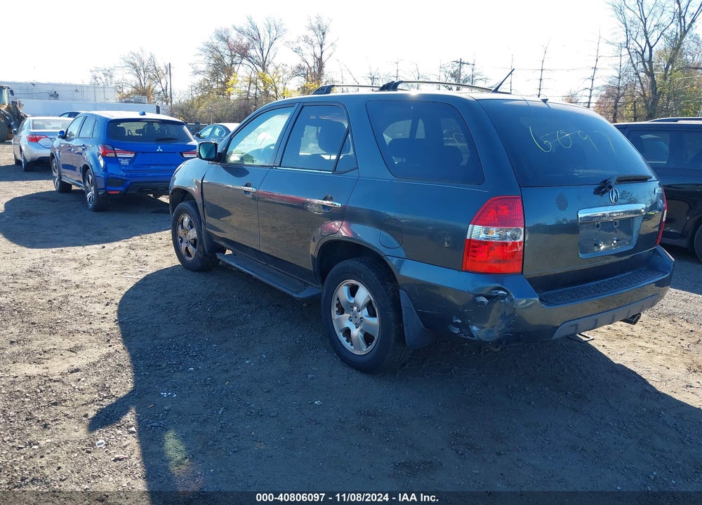 2003 ACURA MDX VIN: 2HNYD182X3H536516
