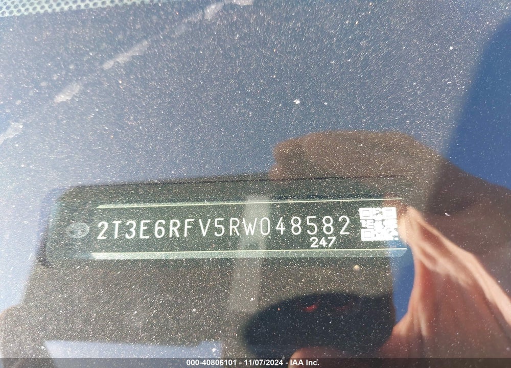 2024 TOYOTA RAV4 HYBRID XSE VIN: 2T3E6RFV5RW048582