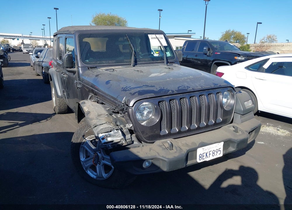 2018 JEEP WRANGLER UNLIMITED SPORT S 4X4 VIN: 1C4HJXDG9JW179136