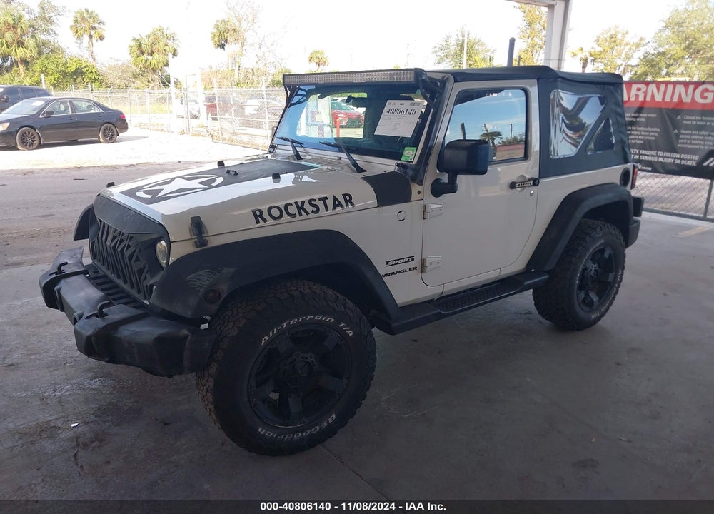 2015 JEEP WRANGLER SPORT VIN: 1C4AJWAG6FL682860