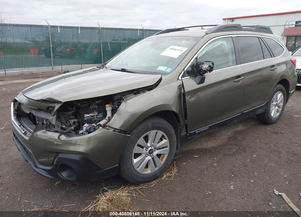 2019 SUBARU OUTBACK 2.5I PREMIUM VIN: 4S4BSAHC0K3262332