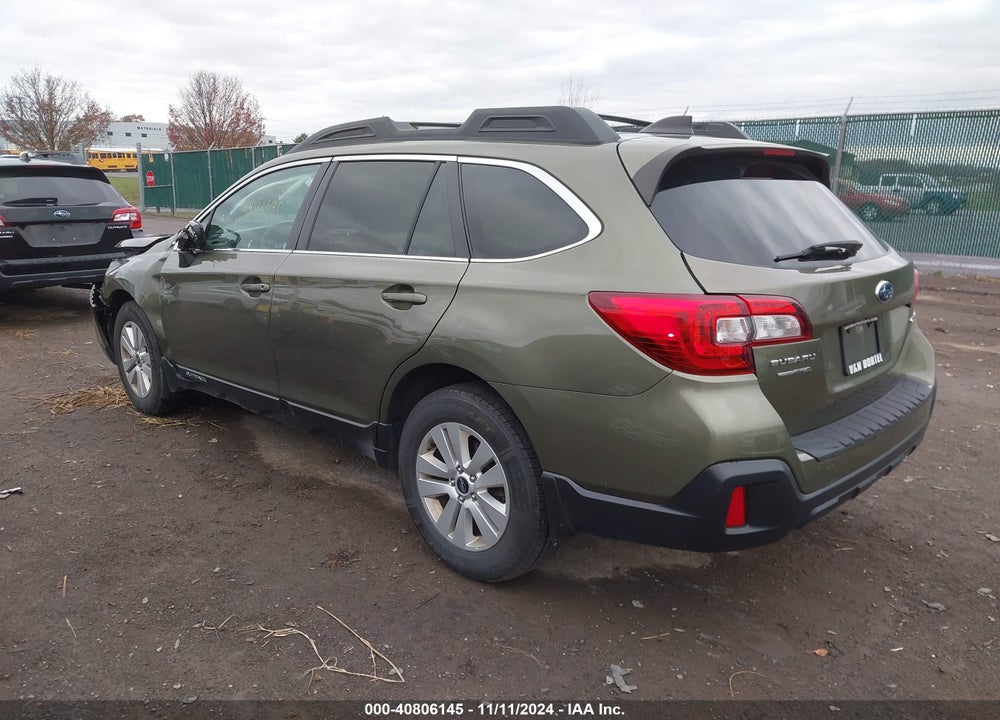 2019 SUBARU OUTBACK 2.5I PREMIUM VIN: 4S4BSAHC0K3262332