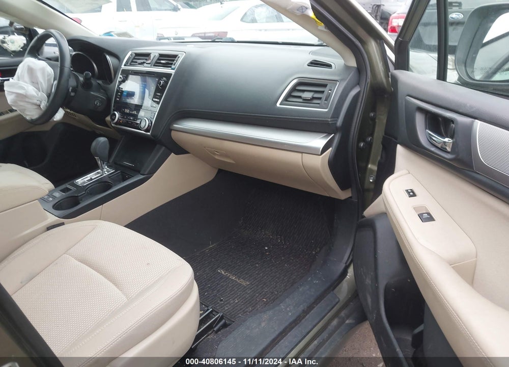 2019 SUBARU OUTBACK 2.5I PREMIUM VIN: 4S4BSAHC0K3262332