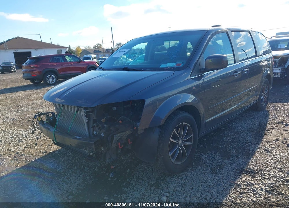 2017 DODGE GRAND CARAVAN SXT VIN: 2C4RDGCG2HR801124