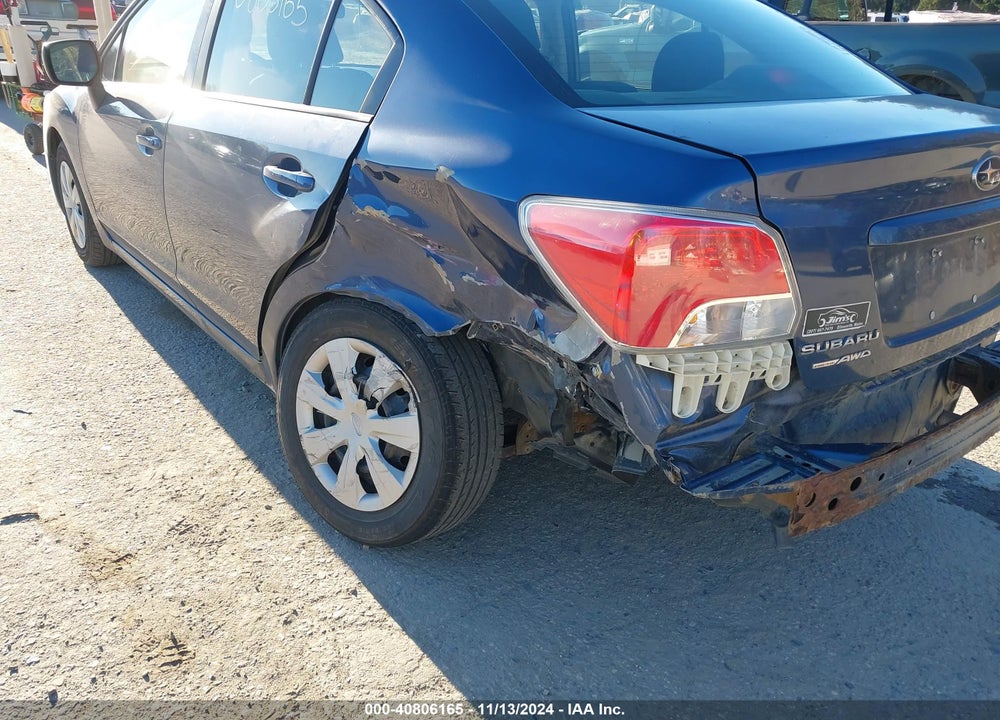2012 SUBARU IMPREZA 2.0I VIN: JF1GJAA66CH008300