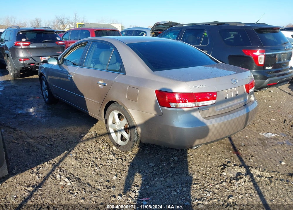 2007 HYUNDAI SONATA LIMITED/SE V6 VIN: 5NPEU46F67H155310