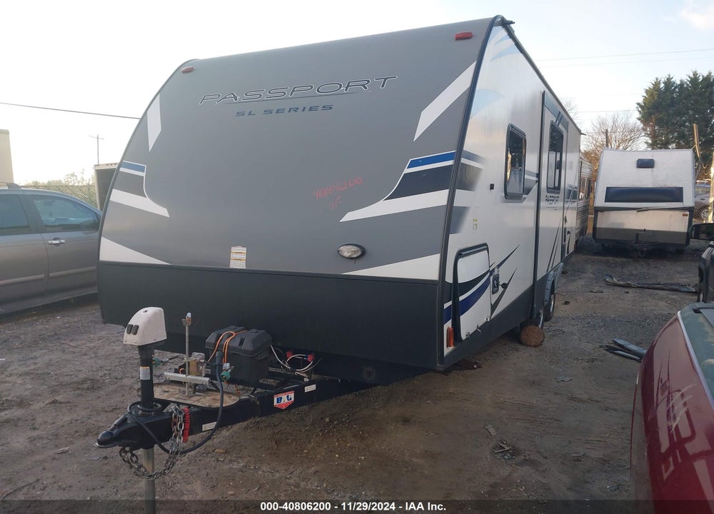 2019 KEYS PASSPORT T VIN: 4YDT24027KK413067
