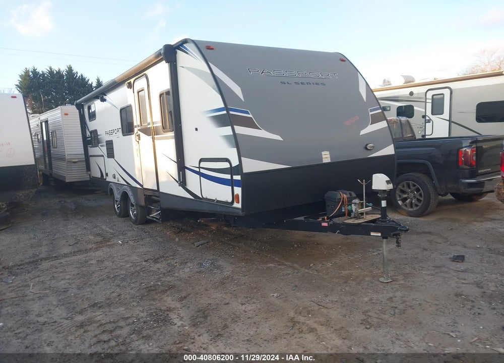 2019 KEYS PASSPORT T VIN: 4YDT24027KK413067