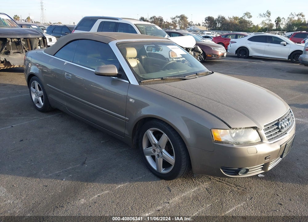 2005 AUDI A4 1.8T VIN: WAUAC48H95K012590