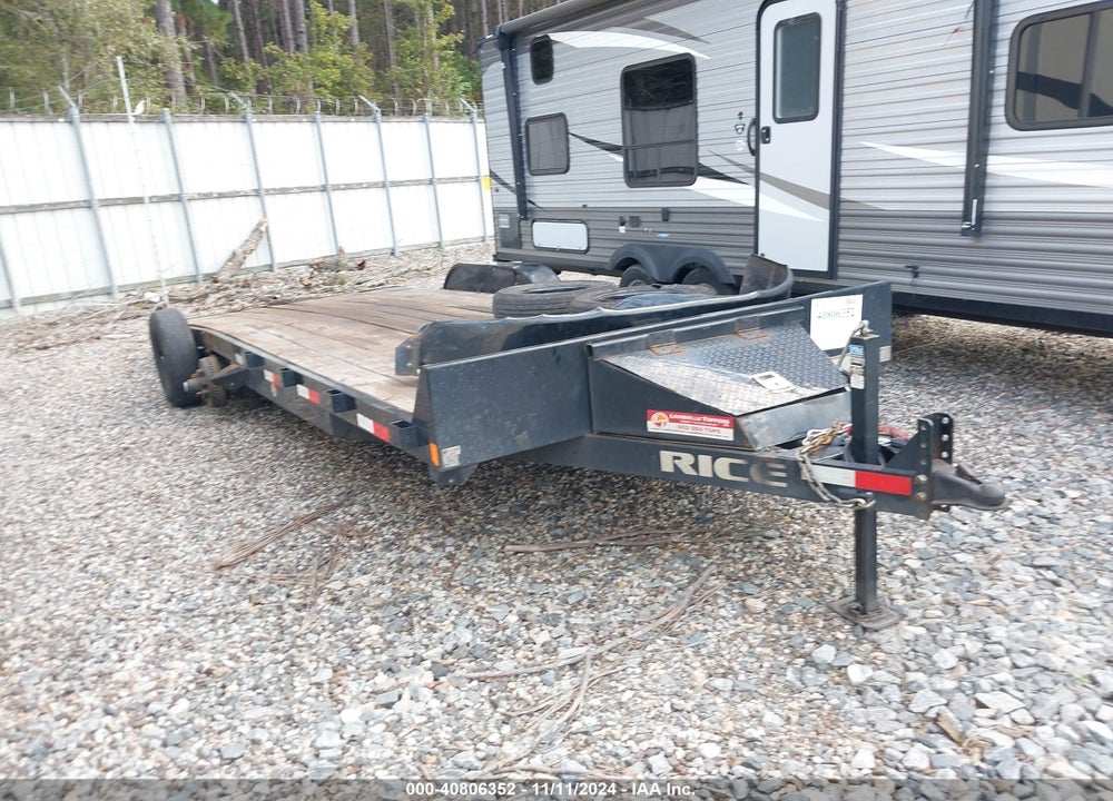 2023 RICE TRAILERS CAR HAULER TRAILER VIN: 4RWBC2028PH047003