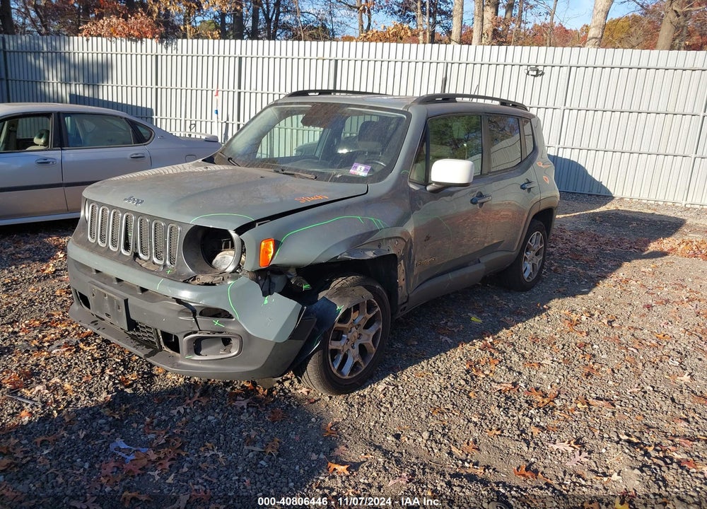 2017 JEEP RENEGADE LATITUDE 4X4 VIN: ZACCJBBBXHPE97911