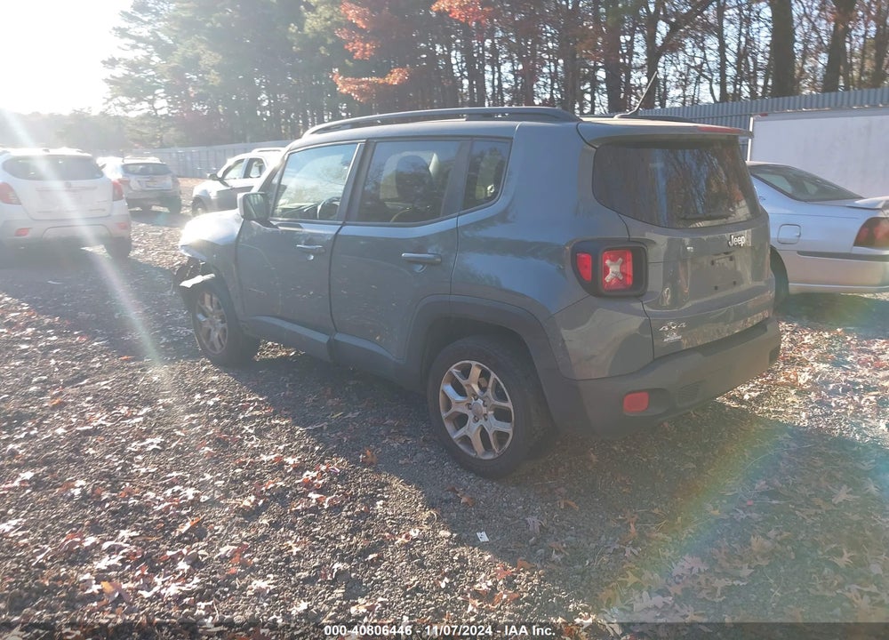 2017 JEEP RENEGADE LATITUDE 4X4 VIN: ZACCJBBBXHPE97911