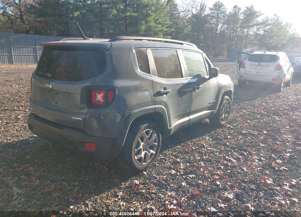 2017 JEEP RENEGADE LATITUDE 4X4 VIN: ZACCJBBBXHPE97911