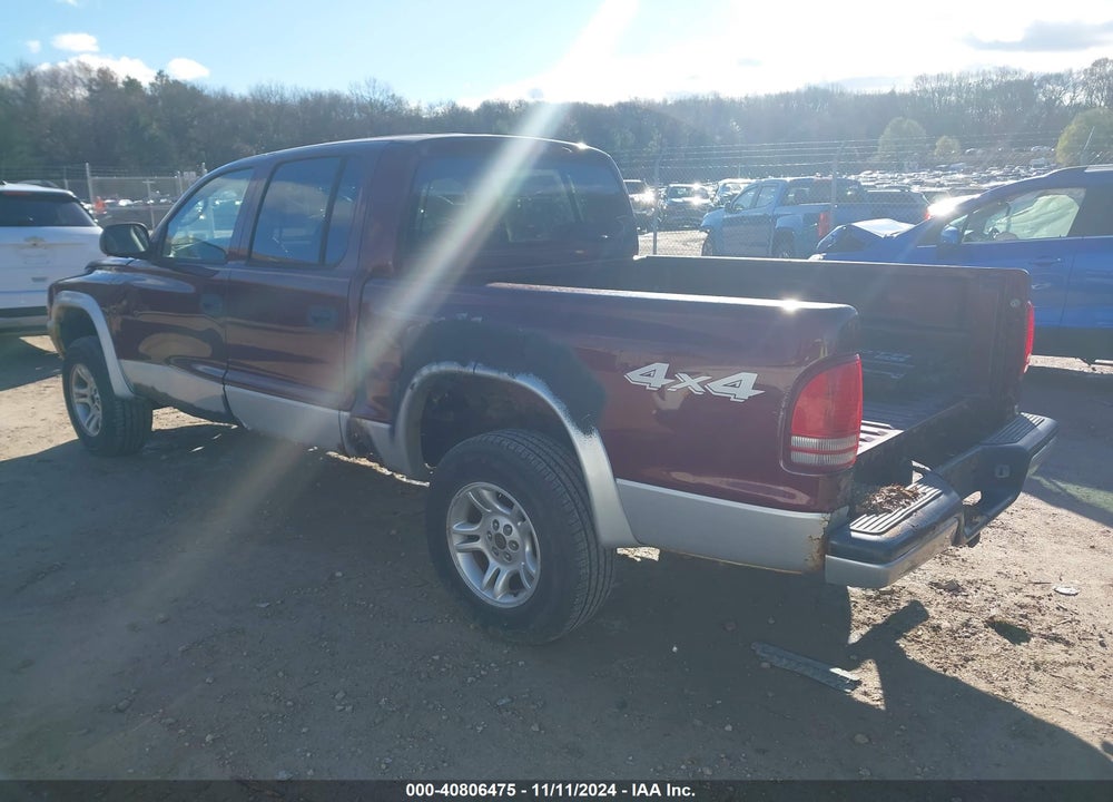 2003 DODGE DAKOTA SLT VIN: 1D7HG48N33S198965