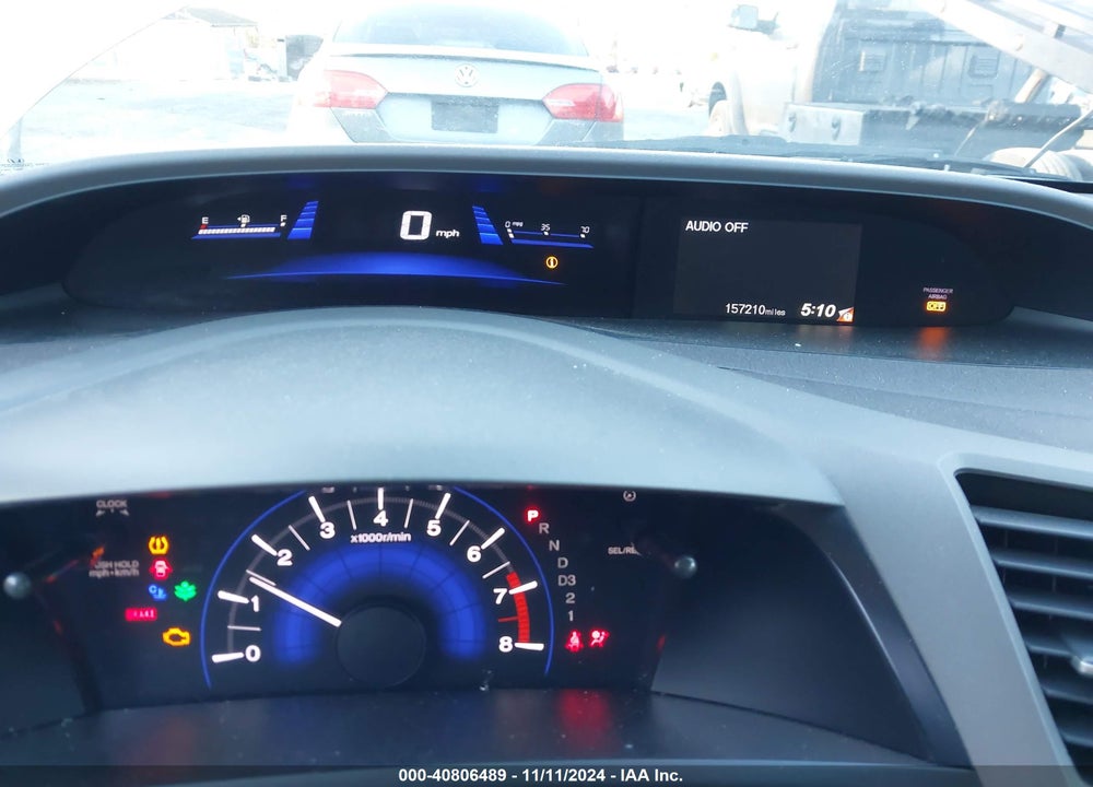 2012 HONDA CIVIC LX VIN: 19XFB2F55CE009484