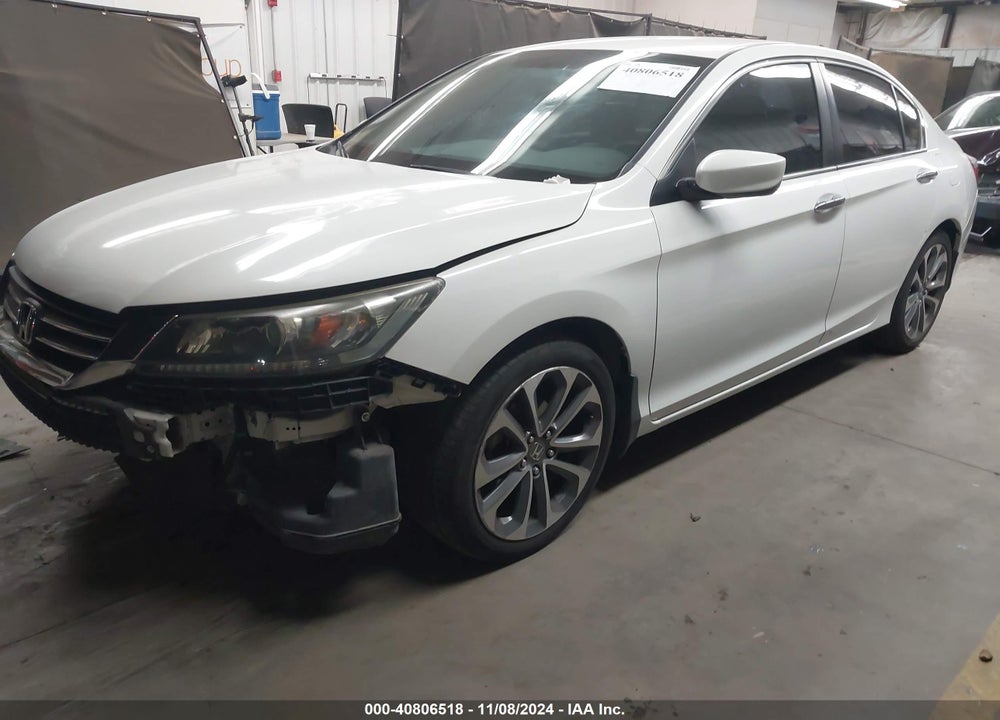 2013 HONDA ACCORD LX VIN: 1HGCR2F34DA168032