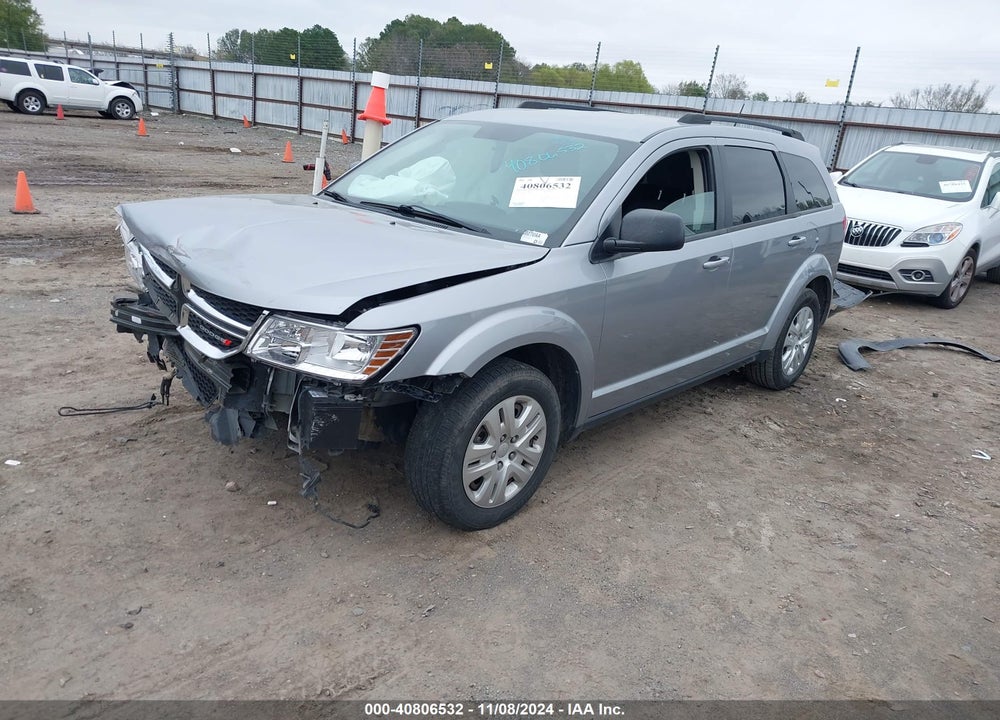 2018 DODGE JOURNEY SE VIN: 3C4PDCAB1JT189346