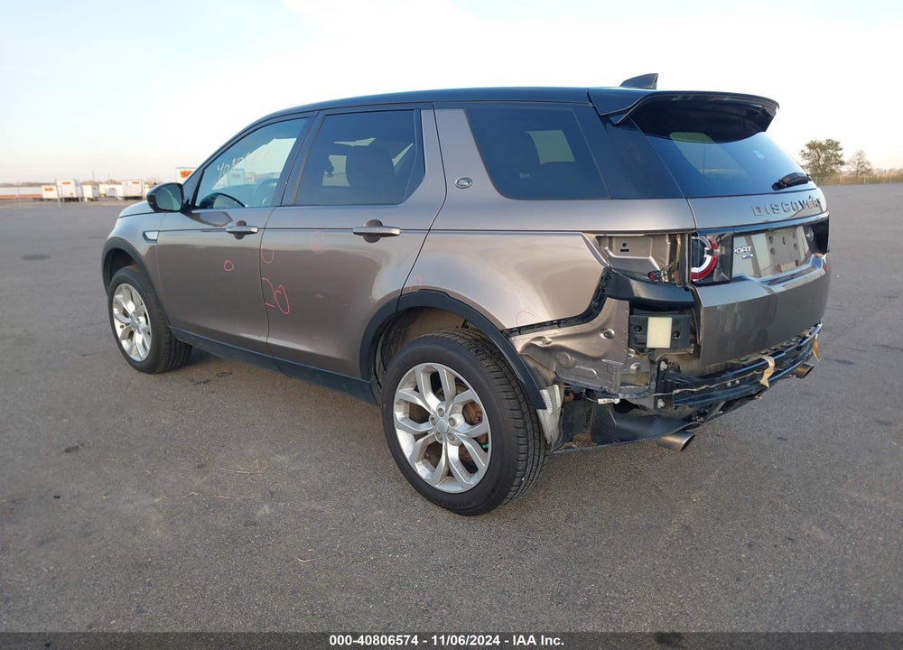 2017 LAND ROVER DISCOVERY SPORT HSE VIN: SALCR2BG0HH666340