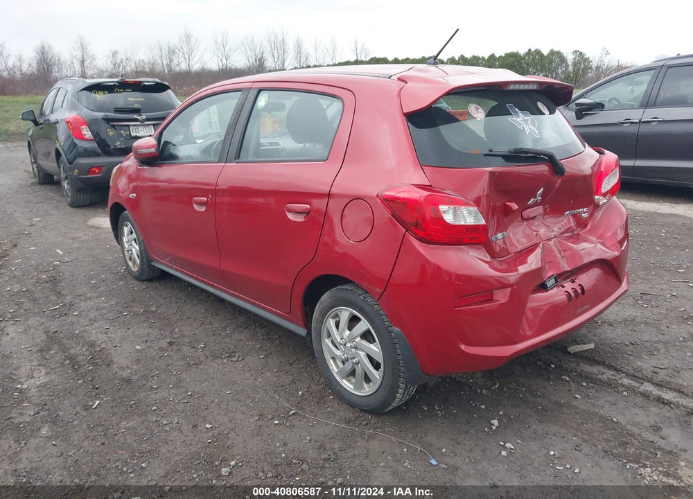 2018 MITSUBISHI MIRAGE SE VIN: ML32A4HJ8JH005334