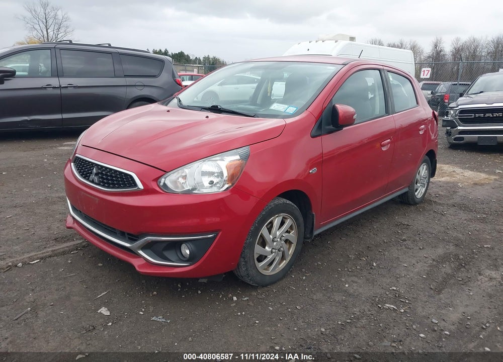 2018 MITSUBISHI MIRAGE SE VIN: ML32A4HJ8JH005334