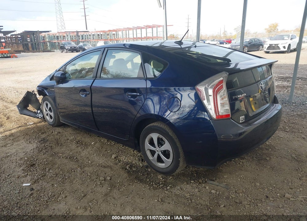 2012 TOYOTA PRIUS THREE VIN: JTDKN3DU0C1503597