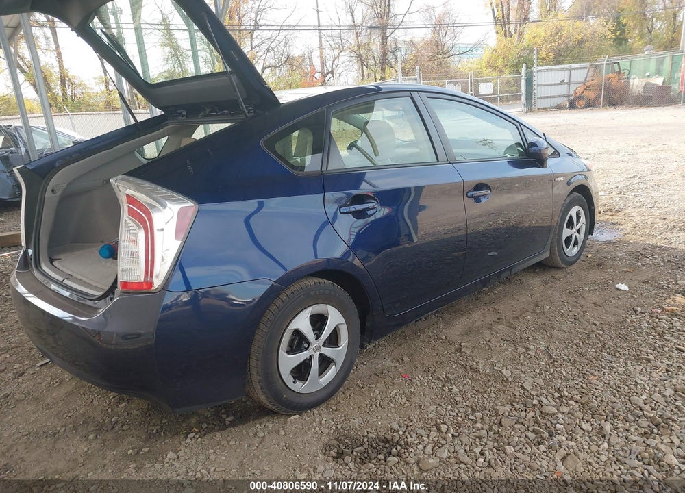 2012 TOYOTA PRIUS THREE VIN: JTDKN3DU0C1503597