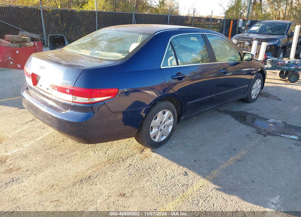 2004 HONDA ACCORD SDN LX VIN: 1HGCM56324A164075