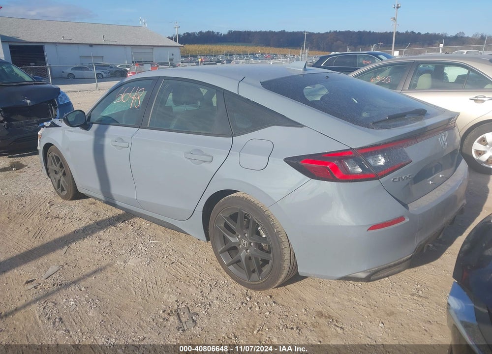 2024 HONDA CIVIC SPORT VIN: 19XFL2H85RE040327