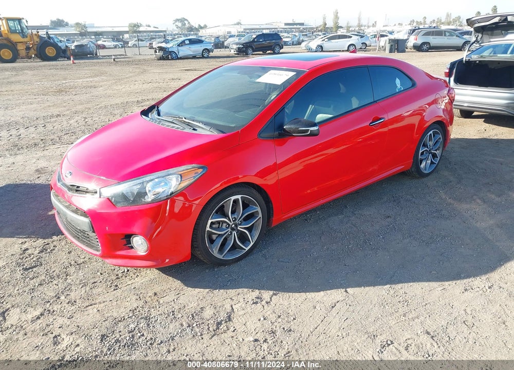 2016 KIA FORTE KOUP SX VIN: KNAFZ6A32G5631337