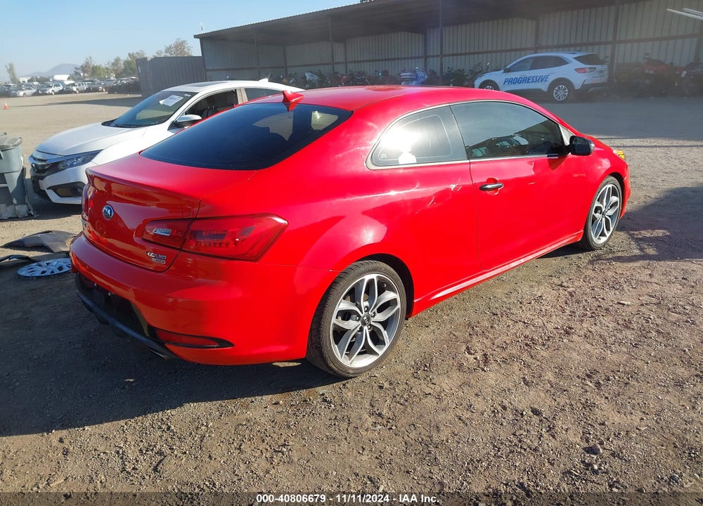 2016 KIA FORTE KOUP SX VIN: KNAFZ6A32G5631337