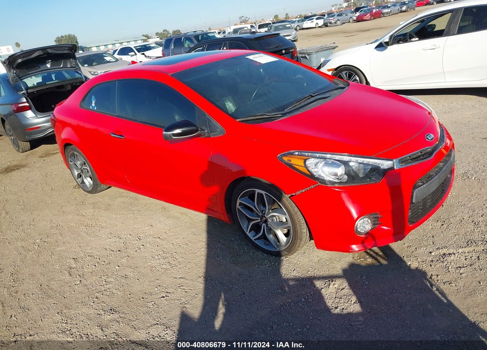 2016 KIA FORTE KOUP SX VIN: KNAFZ6A32G5631337