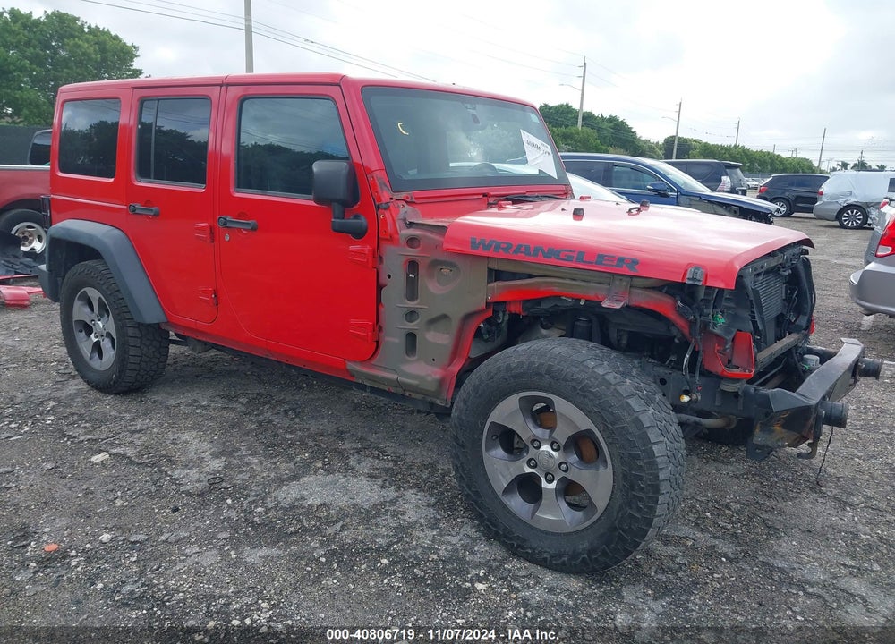 2016 JEEP WRANGLER UNLIMITED BLACK BEAR VIN: 1C4BJWDG5GL150422