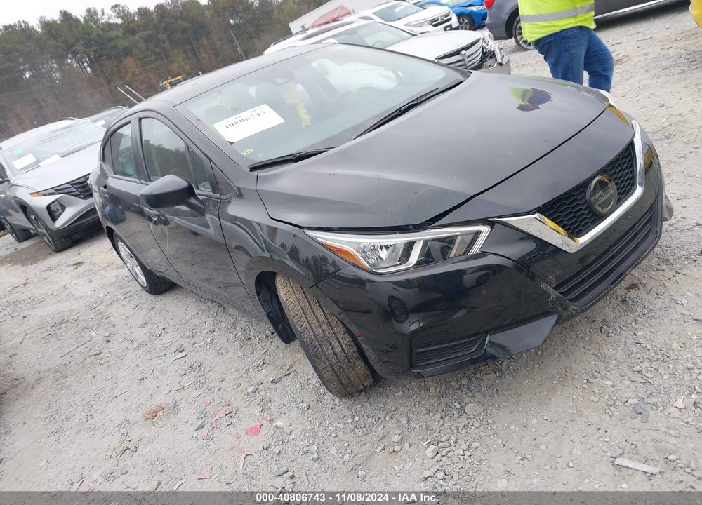 2021 NISSAN VERSA S XTRONIC CVT VIN: 3N1CN8DV8ML809017