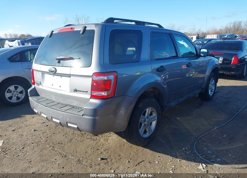2008 FORD ESCAPE HYBRID VIN: 1FMCU49H68KD29864