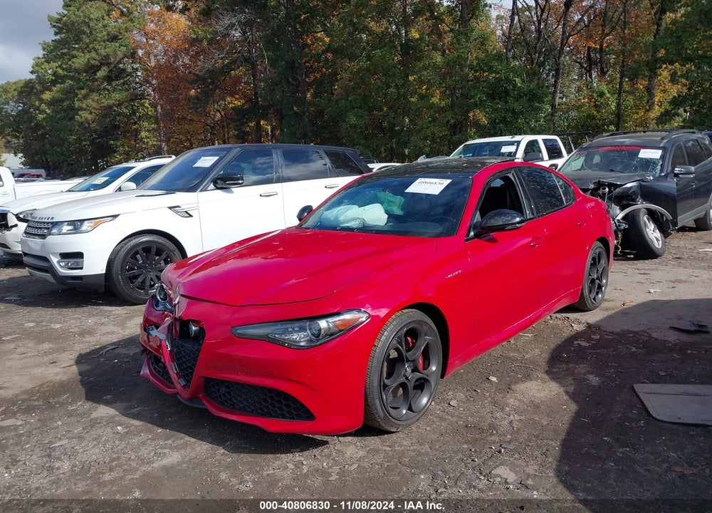 2022 ALFA ROMEO GIULIA VELOCE TI RWD VIN: ZARFAMBN4N7660523