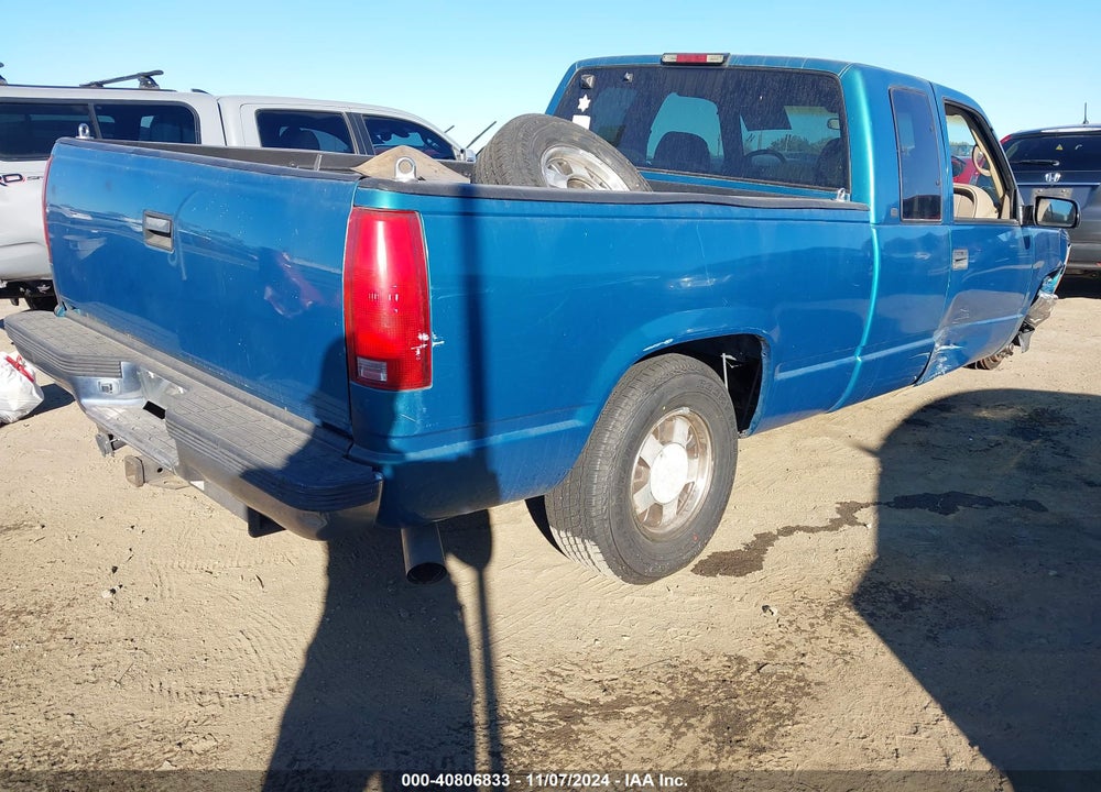 1997 CHEVROLET C1500 FLEETSIDE VIN: 1GCEC19R0VE261076