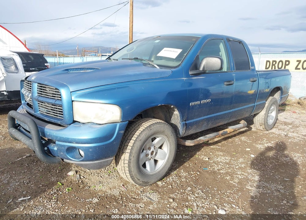 2002 DODGE RAM 1500 ST VIN: 1D7HU18N12J145063