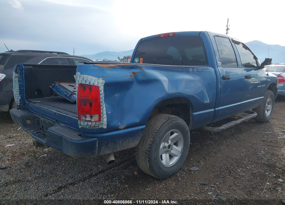 2002 DODGE RAM 1500 ST VIN: 1D7HU18N12J145063