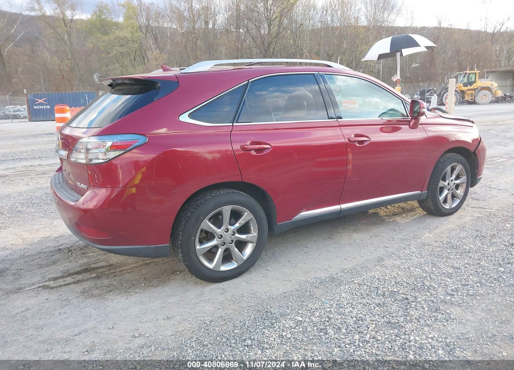 2012 LEXUS RX 350 VIN: 2T2ZK1BA7CC069996