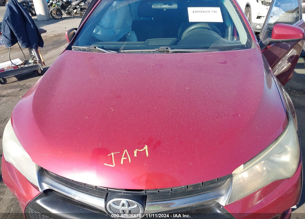 2015 TOYOTA CAMRY SE VIN: 4T1BF1FK8FU883249