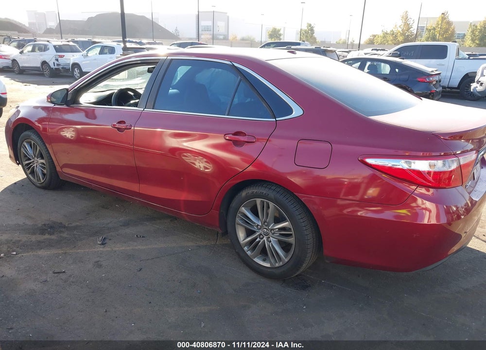 2015 TOYOTA CAMRY SE VIN: 4T1BF1FK8FU883249